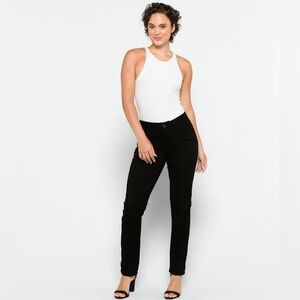 Democracy Absolution jeans straight black size 6P NWT